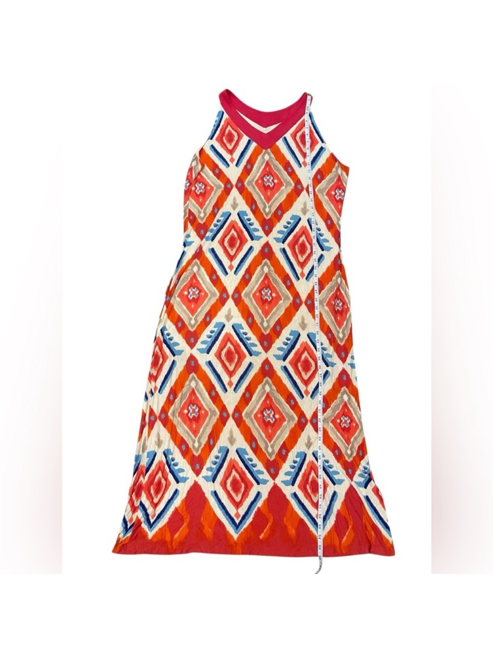 Chicos Geometric Colorful Ikat
Maxi Dress Size XL - Picture 5 of 9